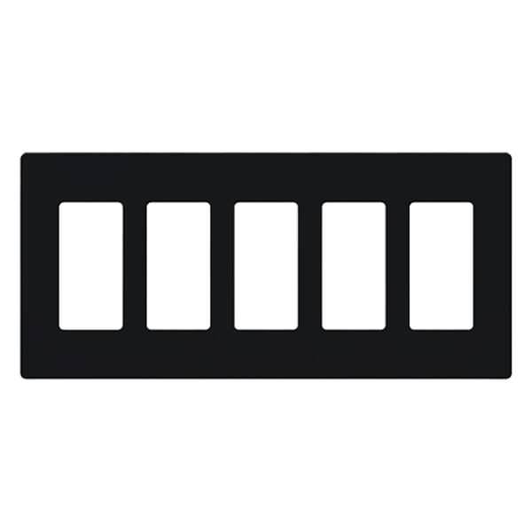 5-Gang Midnight Satin Wallplate