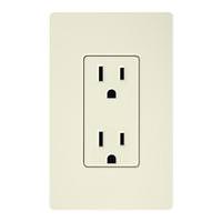 Lutron Biscuit 15 amp 120 volt Receptacle Outlet