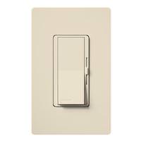 Lutron 120 volt Light Almond Toggler 600 watt Single-Pole Incandescent / Halogen Wall Dimmer Switch