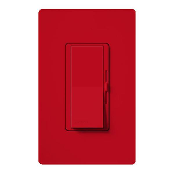 120 volt Hot Red Toggler 450 watt Single-Pole / 3-Way Incandescent / Halogen Wall Dimmer Switch