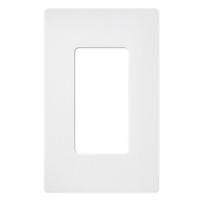 View 1-Gang Snow Satin Wallplate