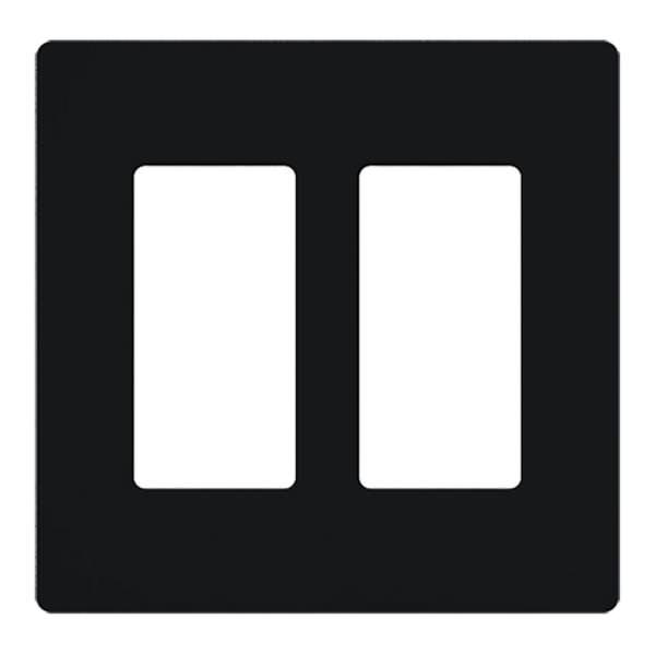 2-Gang Midnight Satin Wallplate