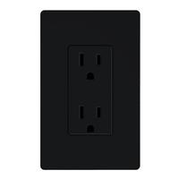 Lutron Midnight 15 amp 120 volt Receptacle Outlet