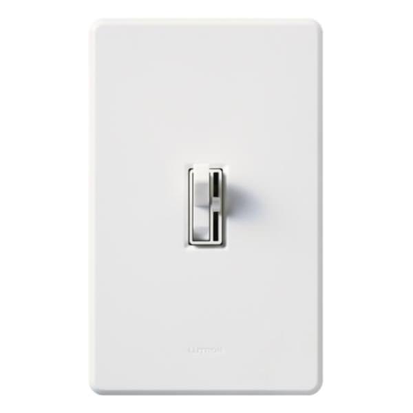 120 volt White Toggler 600 watt Single-Pole Incandescent / Halogen Wall Dimmer Switch