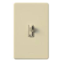 Lutron 120 volt Ivory Toggler 600 watt Single-Pole Incandescent / Halogen Wall Dimmer Switch