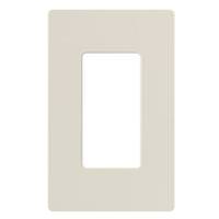 View Claro 1-Gang Wallplate Light Almond