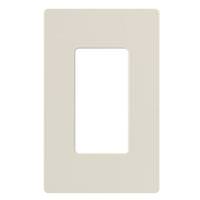 View Claro 1-Gang Wallplate Light Almond