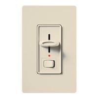 Lutron 120 volt Light Almond 1000 watt Single-Pole Incandescent / Halogen Wall Dimmer Switch with Locator Light