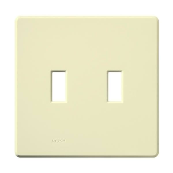 2-Gang Almond Gloss Wallplate