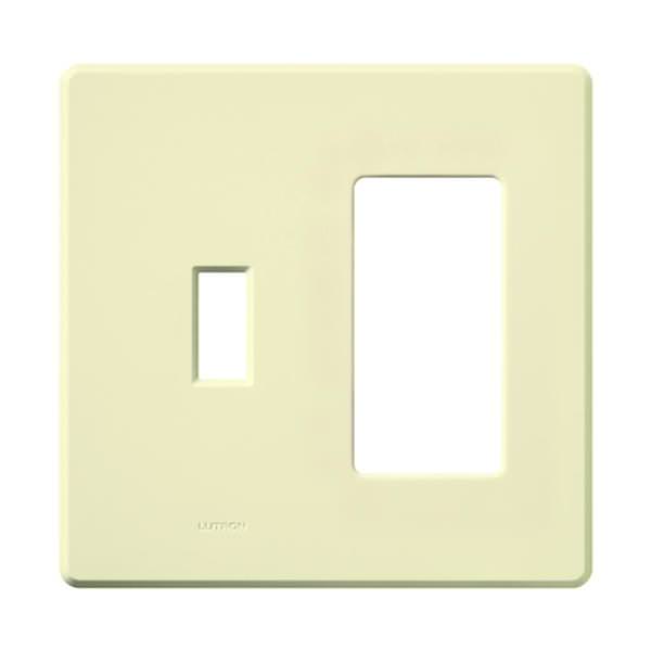 2-Gang Almond Gloss Wallplate