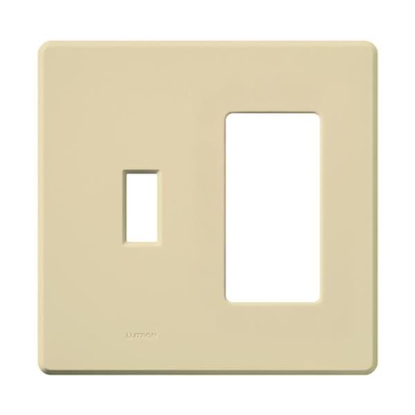 2-Gang Ivory Gloss Wallplate