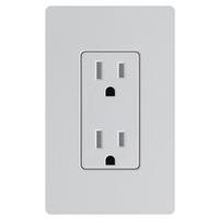 Lutron Palladium 15 amp 120 volt Tamper Resistant Receptacle Outlet