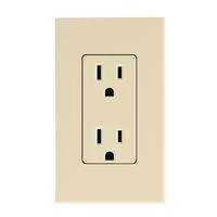 Lutron Beige 15 amp 120 volt Tamper Resistant Receptacle Outlet