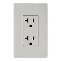 Lutron Palladium 20 amp 120 volt Tamper Resistant Receptacle Outlet