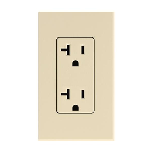 Beige 20 amp 120 volt Tamper Resistant Receptacle Outlet
