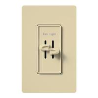 Lutron 120 volt 2.5 amp Ivory Slider Fully Variable Fan and Light Control