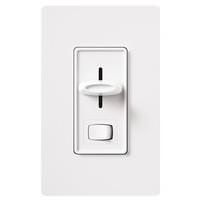 Lutron 120 volt 1.5 amp White Slider 3-Speed Fan and Light Control