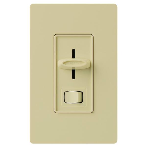120 volt 1.5 amp Ivory Slider 3-Speed Fan and Light Control