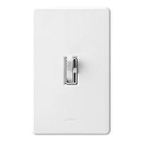 Lutron 120 volt White Toggler 1000 watt 3-Way Wall Dimmer Switch