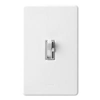 Lutron 120 volt White Toggler 1000 watt 3-Way Wall Dimmer Switch with Locator Light