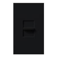 Lutron 120/277 volt 20 amp Black Single-Pole Switch