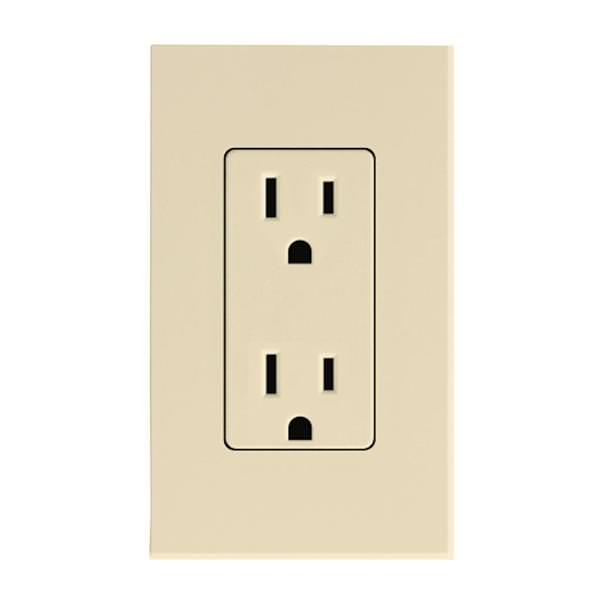 Beige 15 amp 120 volt Receptacle Outlet