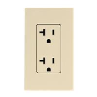 Lutron Beige 20 amp 120 volt Receptacle Outlet