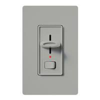 Lutron 120 volt Gray 1000 watt Single-Pole Incandescent / Halogen Wall Dimmer Switch with Locator Light