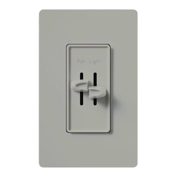 120 volt 2.5 amp Gray Slider Fully Variable Fan and Light Control