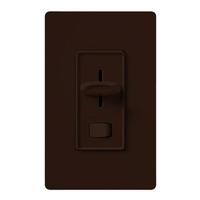Lutron 120 volt Brown 300 watt Single-Pole Electronic Low Voltage Wall Dimmer Switch