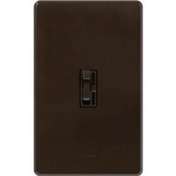 120 volt Brown Toggler 1000 watt Wall Dimmer Switch with Locator Light