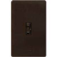 Lutron 120 volt Brown Toggler 1000 watt Wall Dimmer Switch with Locator Light
