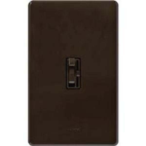 120 volt Brown Toggler 1000 watt 3-Way Wall Dimmer Switch with Locator Light