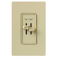 Lutron 120 volt 2.5 amp Ivory Slider 3-Speed Fan and Light Control