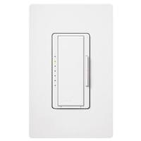 Lutron 120 volt White 1000 watt Single-Pole / 3-Way Incandescent / Halogen Wall Dimmer Switch