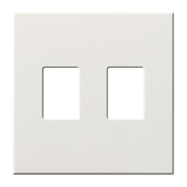 2-Gang White Wallplate