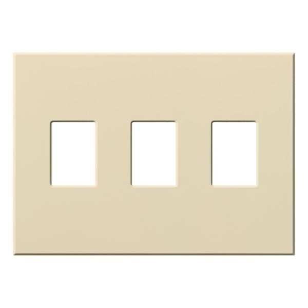 3-Gang Beige Wallplate
