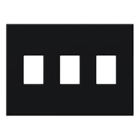 Lutron 3-Gang Black Wallplate