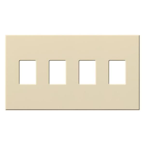 4-Gang Beige Wallplate