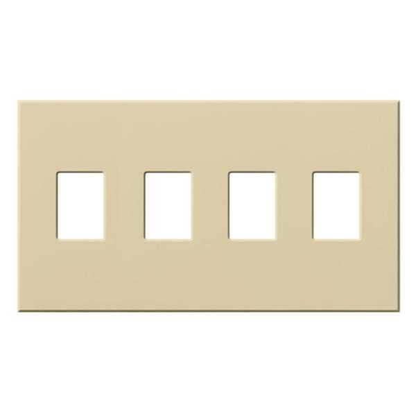 4-Gang Ivory Wallplate
