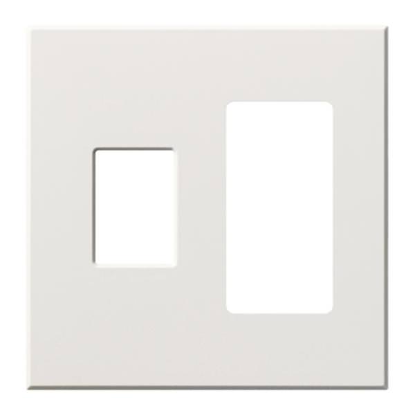 2-Gang White Wallplate