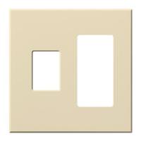 Lutron 2-Gang Beige Wallplate