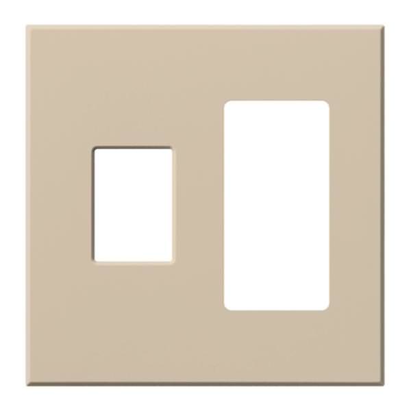 2-Gang Taupe Wallplate