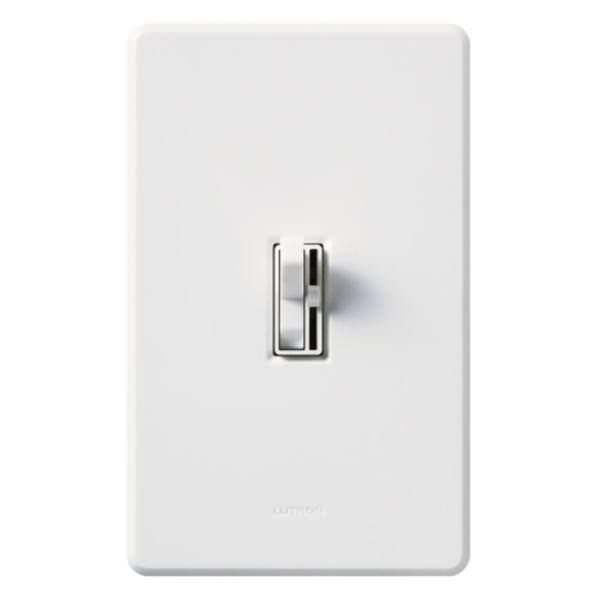 120 volt White Toggler 1000 watt Single-Pole Incandescent / Halogen Wall Dimmer Switch