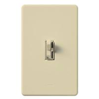 Lutron 120 volt Ivory Toggler 1000 watt Single-Pole Incandescent / Halogen Wall Dimmer Switch