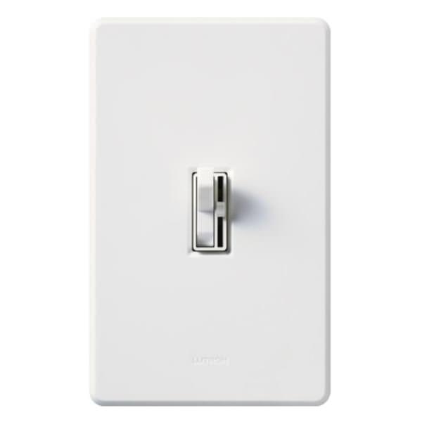 120 volt White Toggler 1000 watt Single-Pole / 3-Way Incandescent / Halogen Wall Dimmer Switch