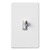 Lutron 120 volt White Toggler 1000 watt Single-Pole / 3-Way Incandescent / Halogen Wall Dimmer Switch