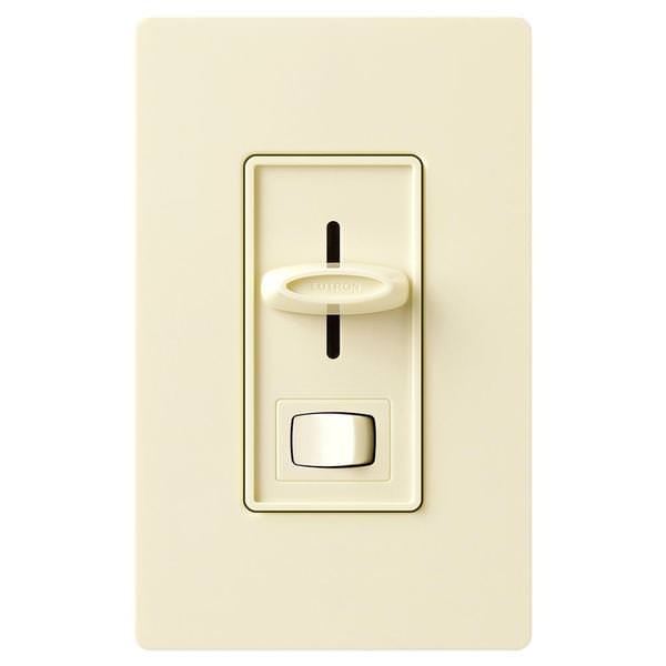 120 volt 1.5 amp Almond Slider 3-Speed Fan and Light Control