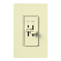 Lutron 120 volt 2.5 amp Almond Slider Fully Variable Fan and Light Control