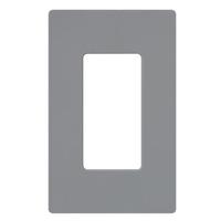 View 1-Gang Gray Gloss Wallplate